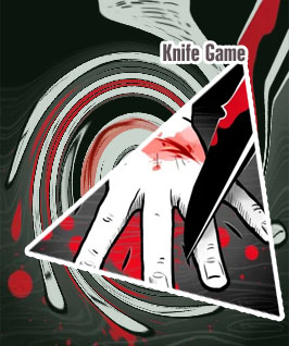 Knife between fingers game